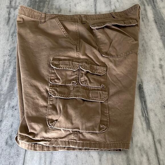 Wrangler authentics Mens size 42 Light Brown Cargo Shorts Gorpcore Outdoor - Picture 8 of 12